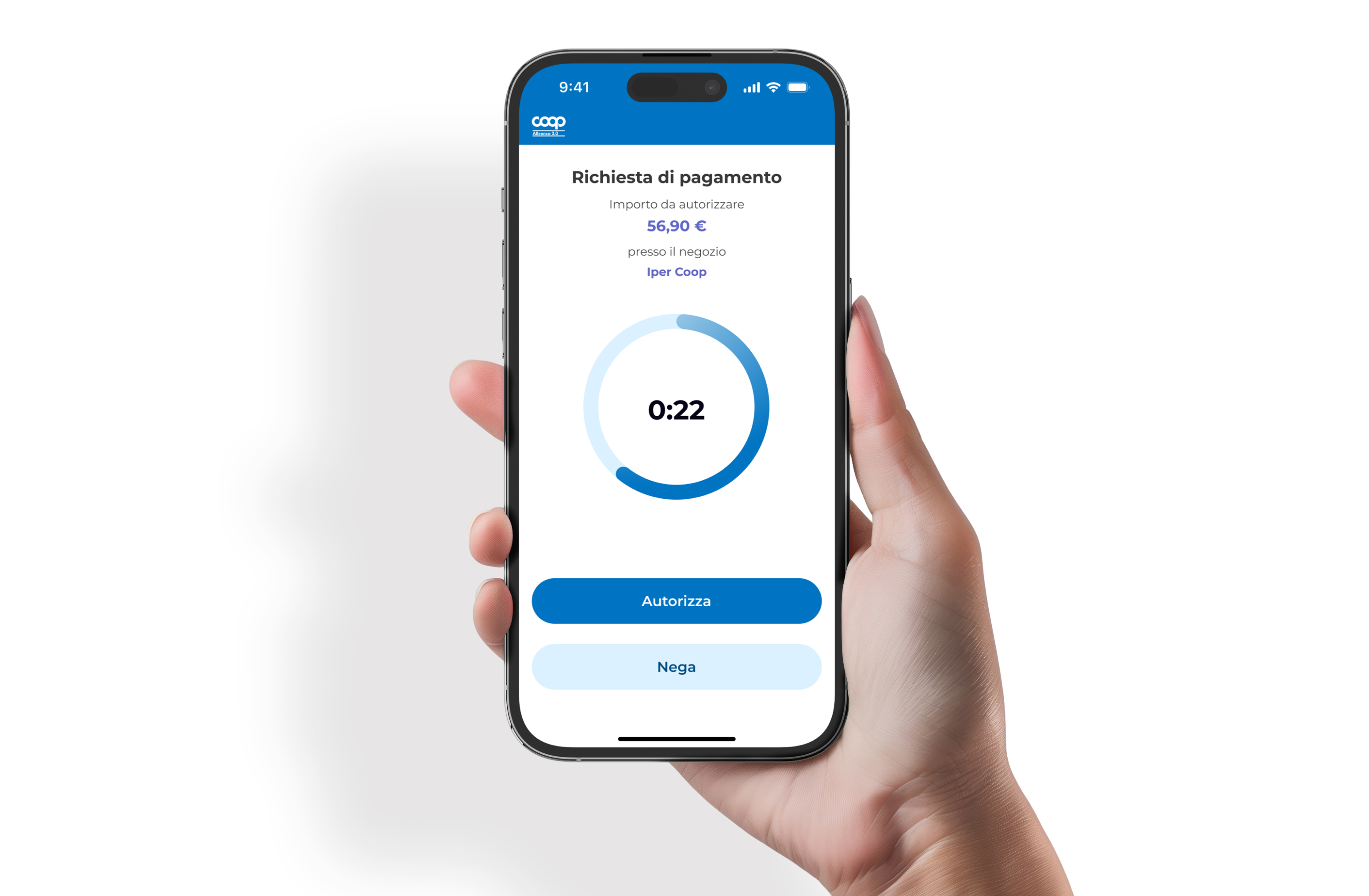 Immagine pagamento in app Coop